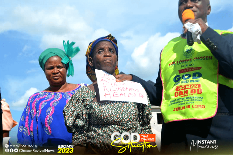 Miracle In Ebonyi State: Three Years Of Blindness Vanishes At "God That Changeth Situation" Ebonyi 2023