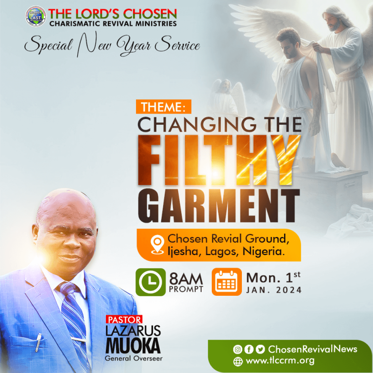 Changing The Filthy Garment 2024